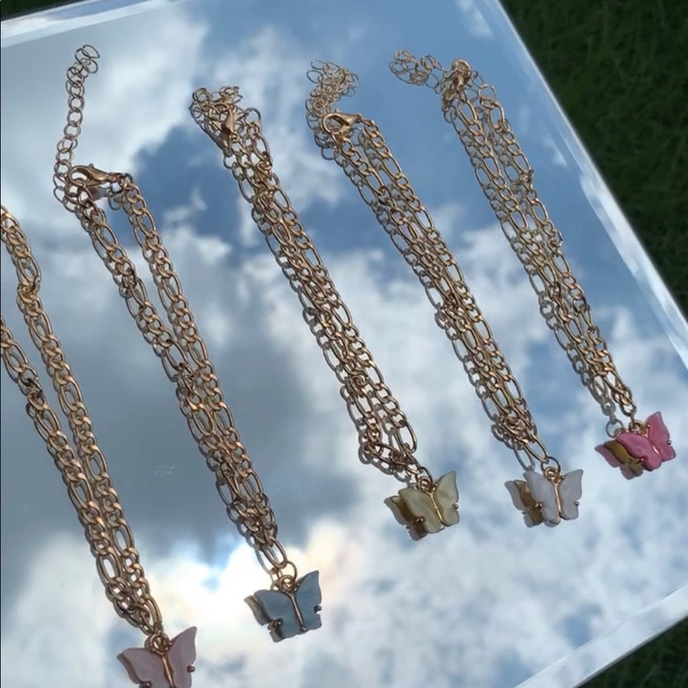 Butterfly anklet set!🦋